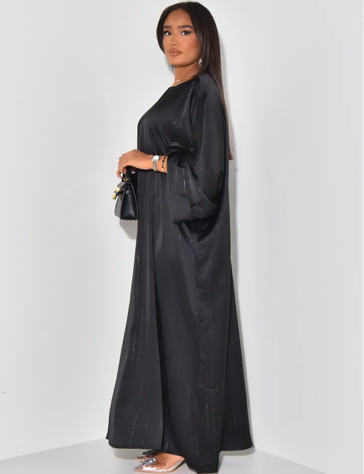 Abaya à rayures dorées / 59219 - JEANS INDUSTRY