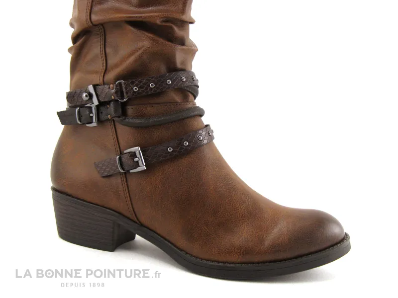 Achat chaussures Marco Tozzi Femme Botte, vente Marco Tozzi 2-25507-25 Chestnut - Botte marron clair