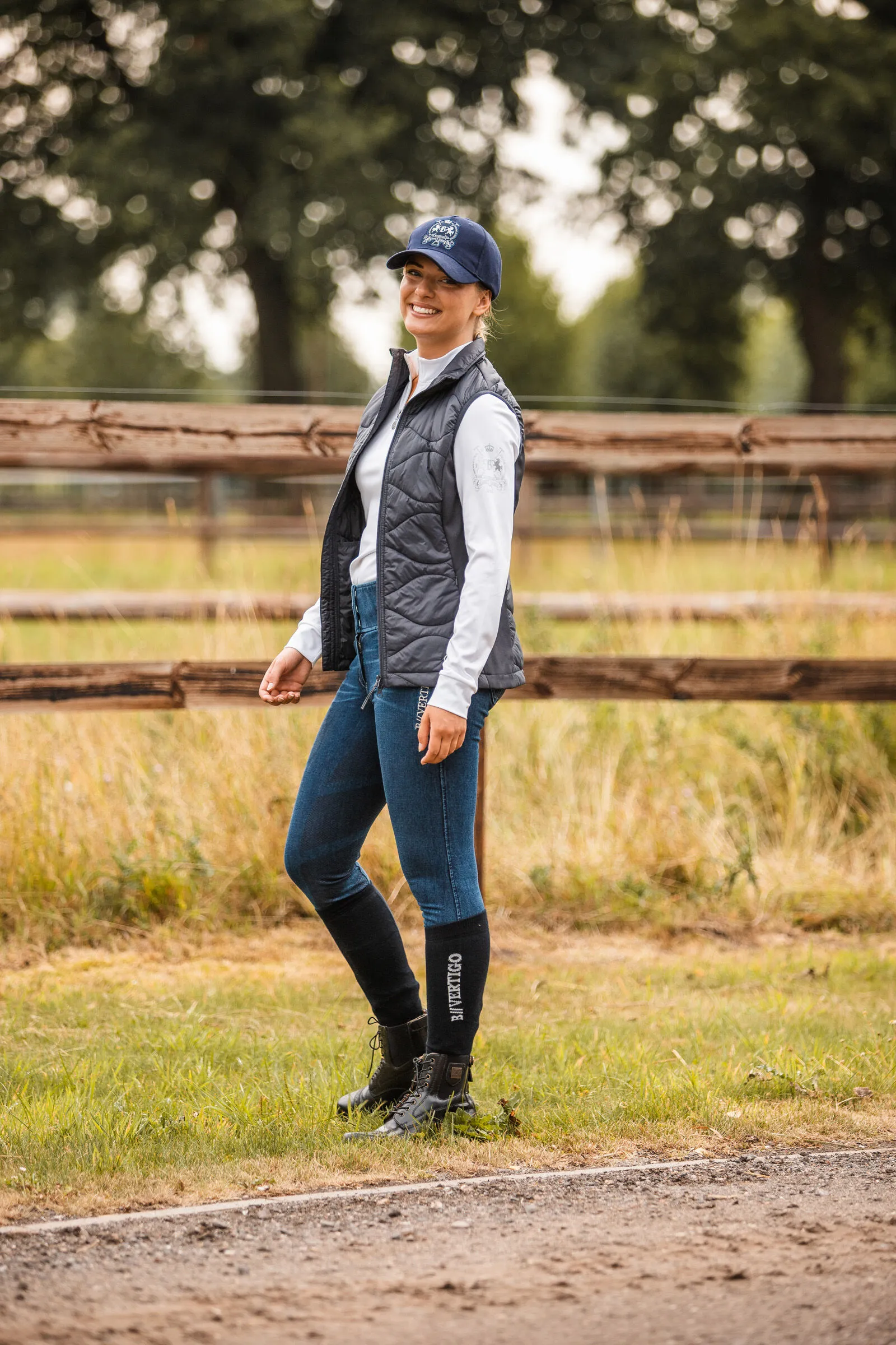 B Vertigo Gilet d'équitation sans manches hybride Belle pour femme