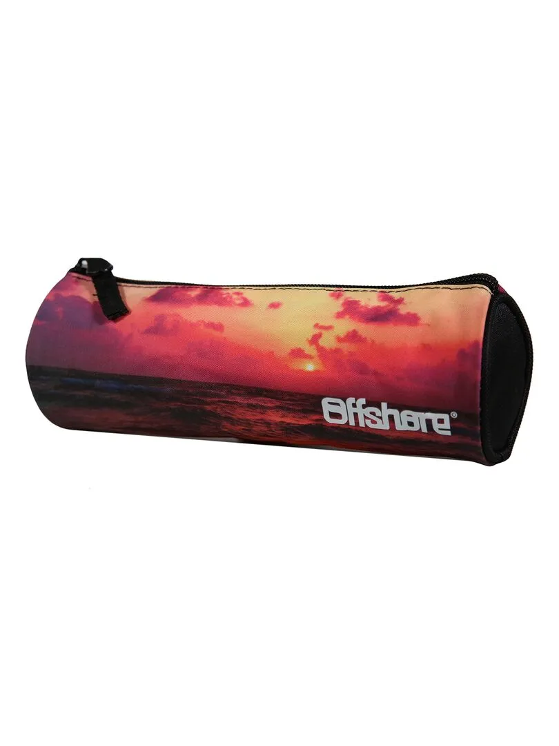 BAGTROTTER Trousse scolaire ronde Offshore Sunset - Multicolore