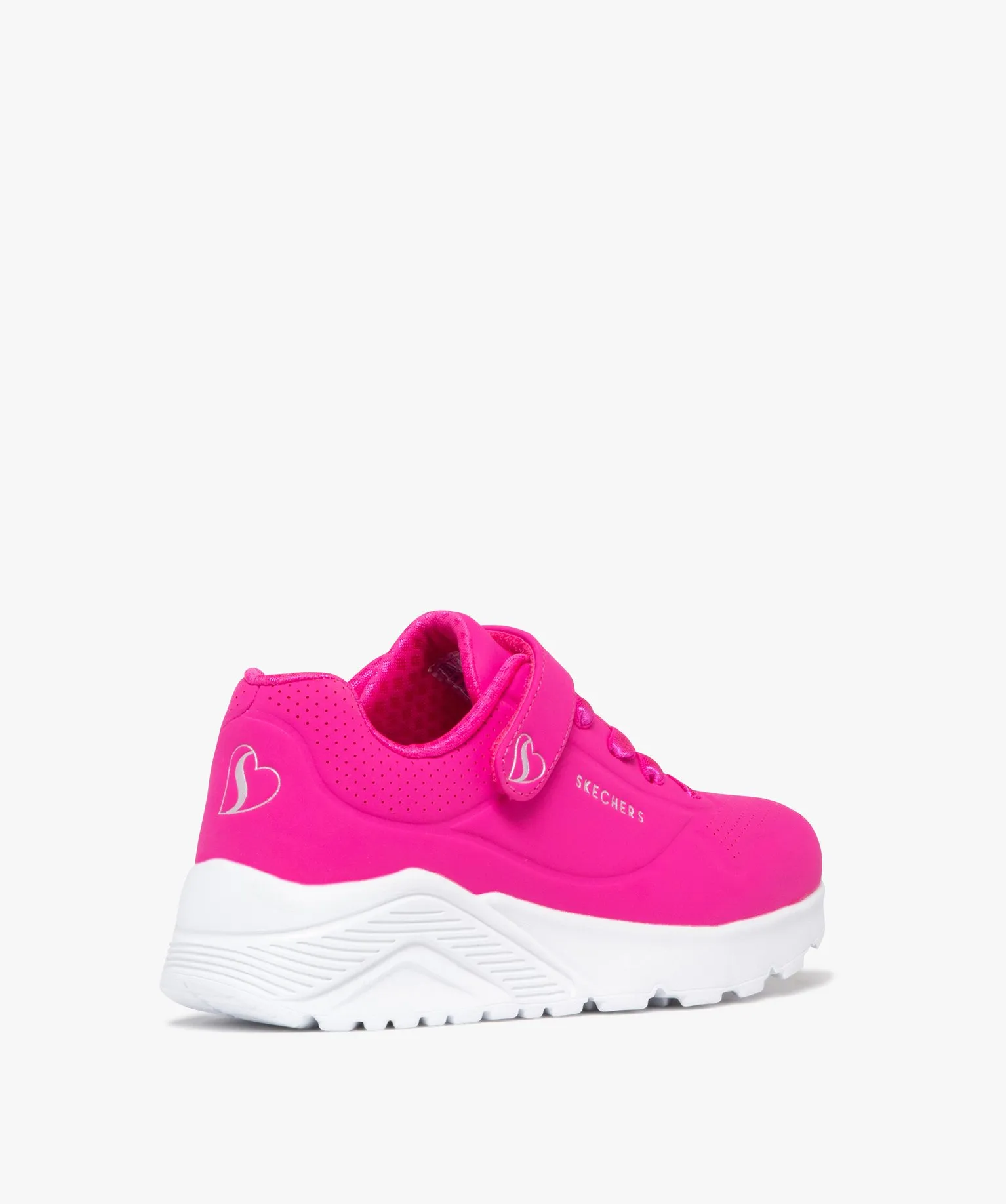 baskets fille running unies avec bride scratch los angeles - skechers rose baskets