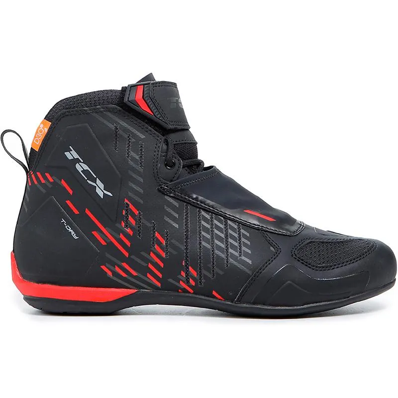 Baskets RO4D WATERPROOF TCX NOIR ROUGE - MAXXESS.FR, Baskets moto