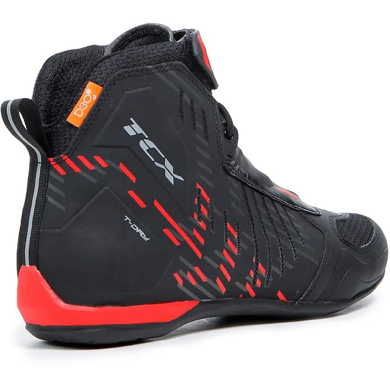 Baskets RO4D WATERPROOF TCX NOIR ROUGE - MAXXESS.FR, Baskets moto