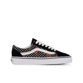 BASKETS VANS OLD SKOOL NOIRES FLEURIES