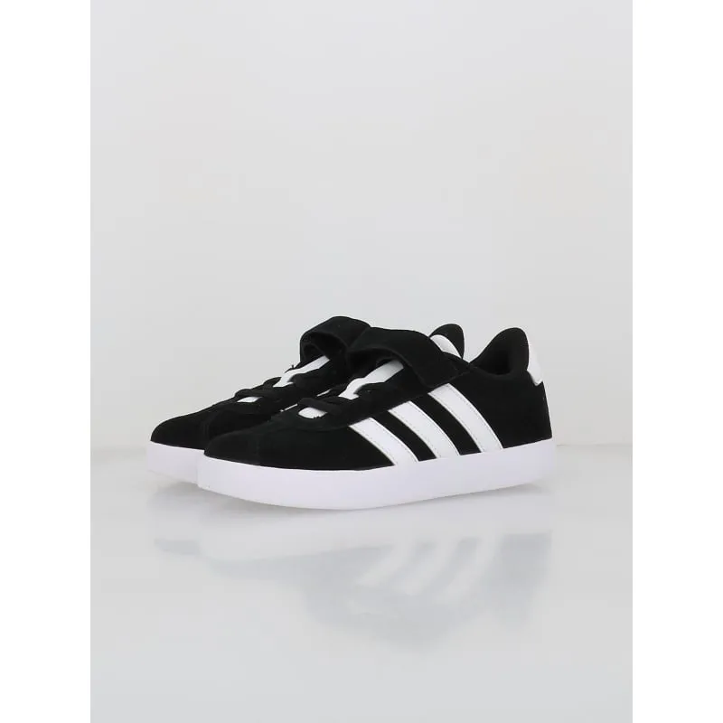 Baskets à scratch vl court 3.0 el noir enfant - Adidas | wimod