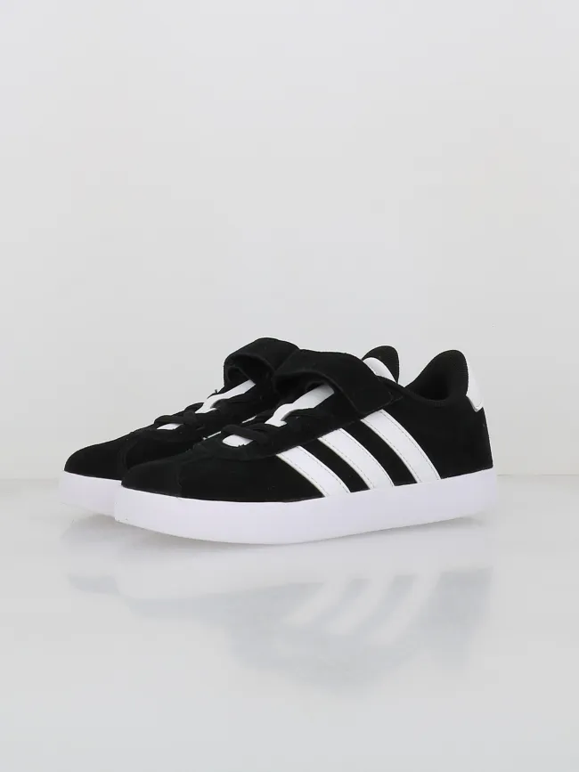 Baskets à scratch vl court 3.0 el noir enfant - Adidas | wimod