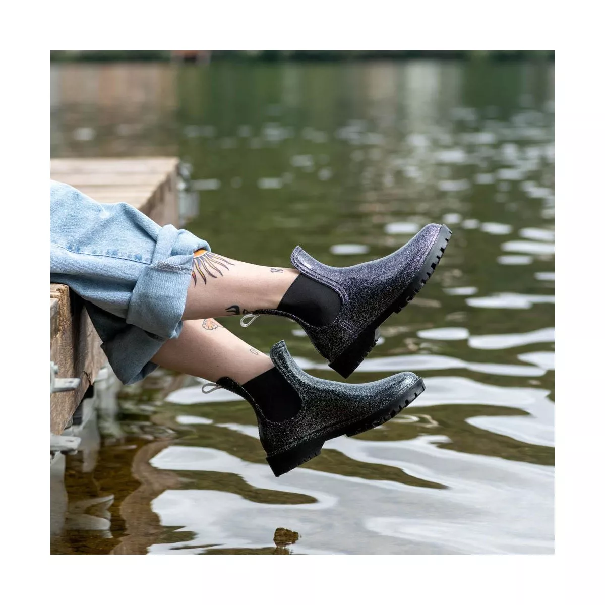 Bottes de pluie NOIR MERRY SCOTT