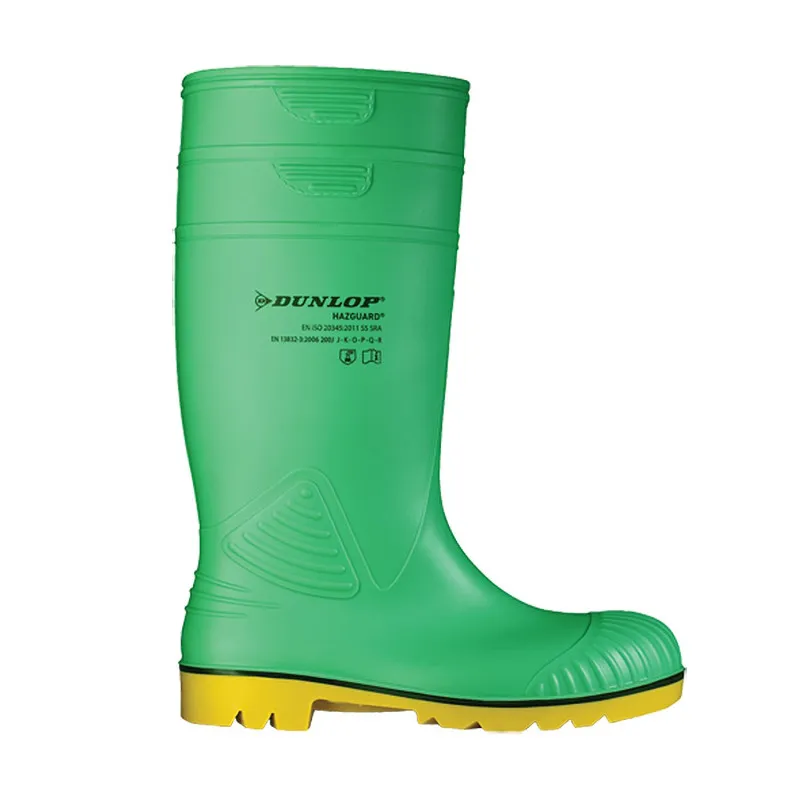 Bottes de protection chimique Dunlop Acifort Hazguard | Bottes chimie