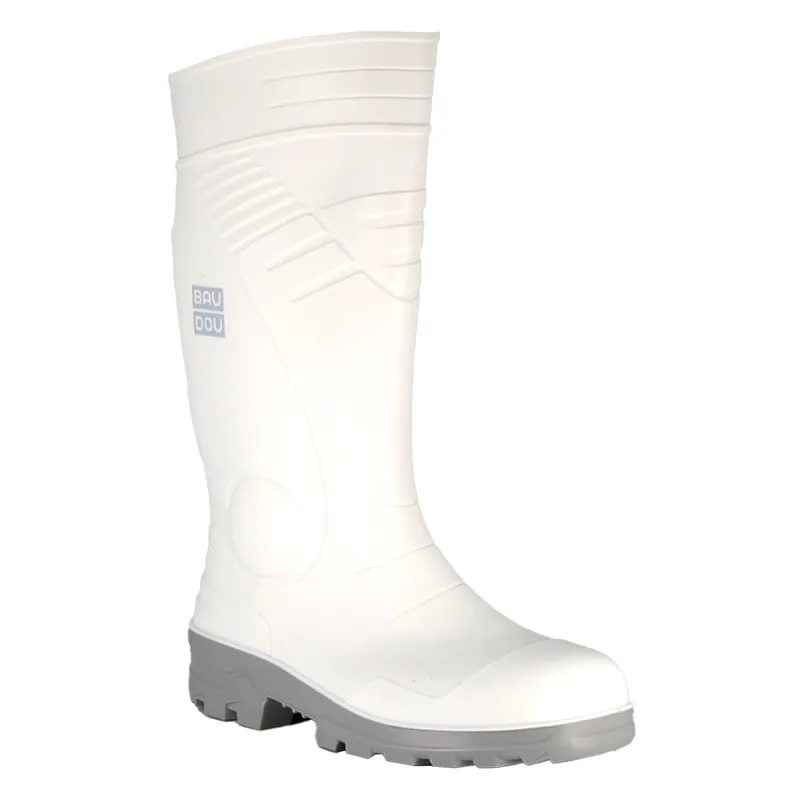 Bottes de sécurité PVC Nitrile Baudou | Bottes alimentaires blanches