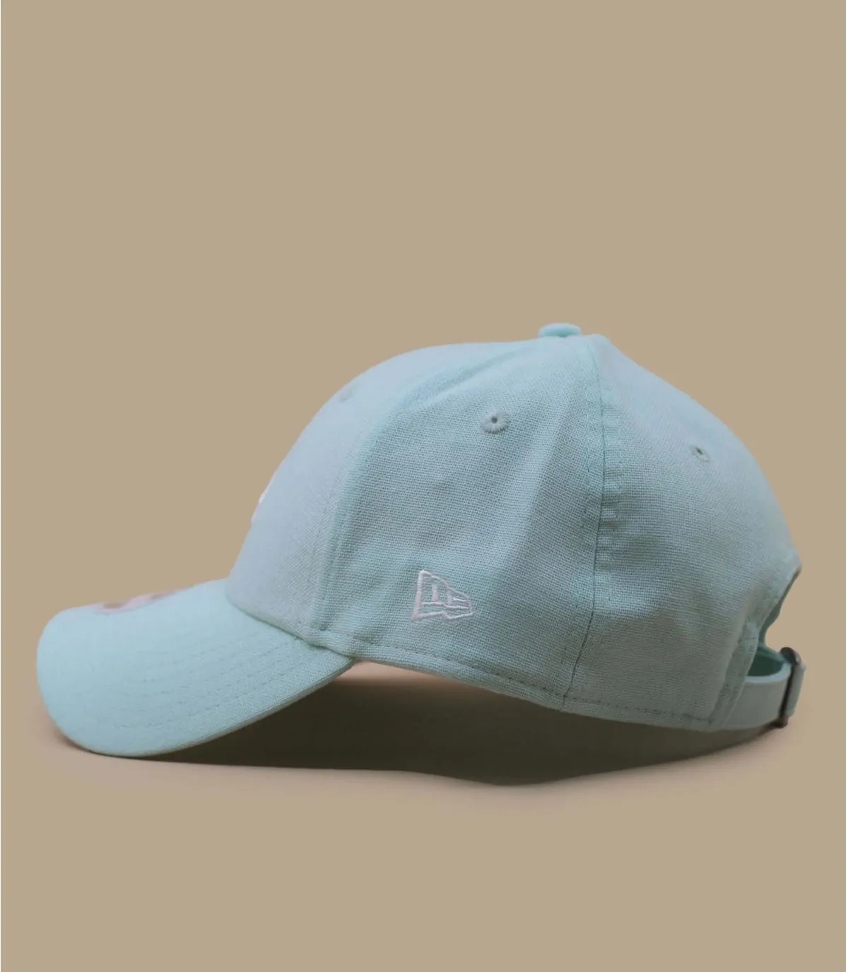 Casquette baseball femme LA verte - Casquette Wmn Linen 9Forty LA green New Era : Headict