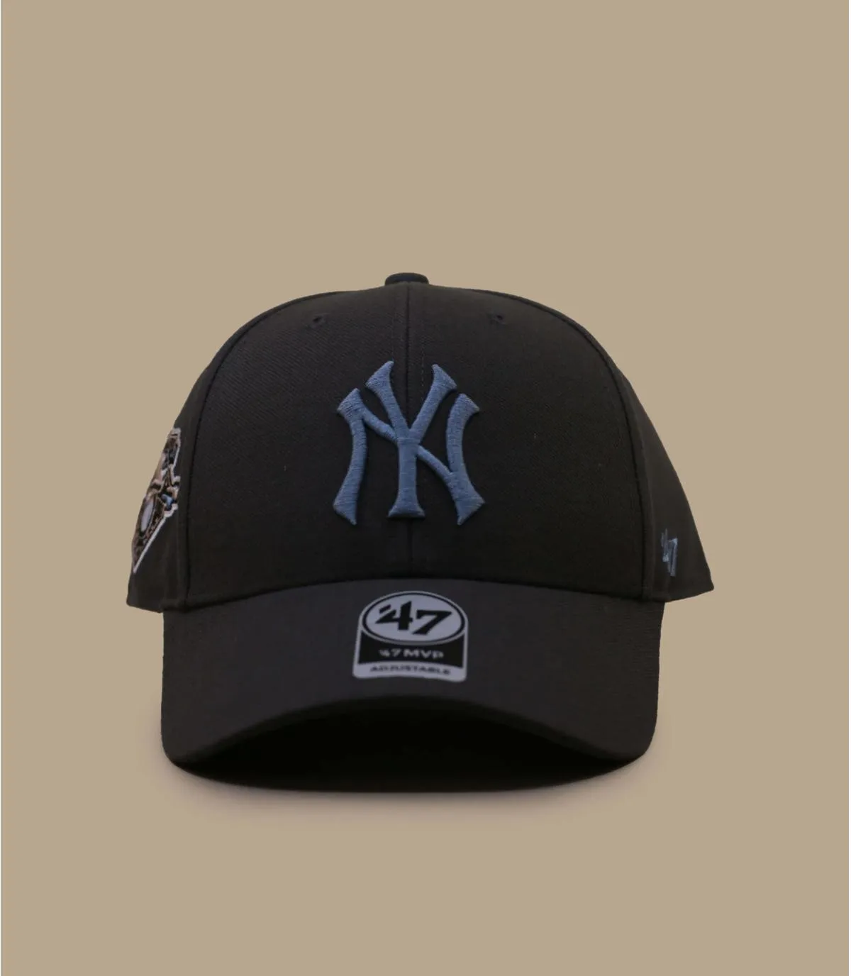 Casquette baseball NY grise - Casquette MLB NY Sure Shot Snpaback graphite 47 Brand : Headict