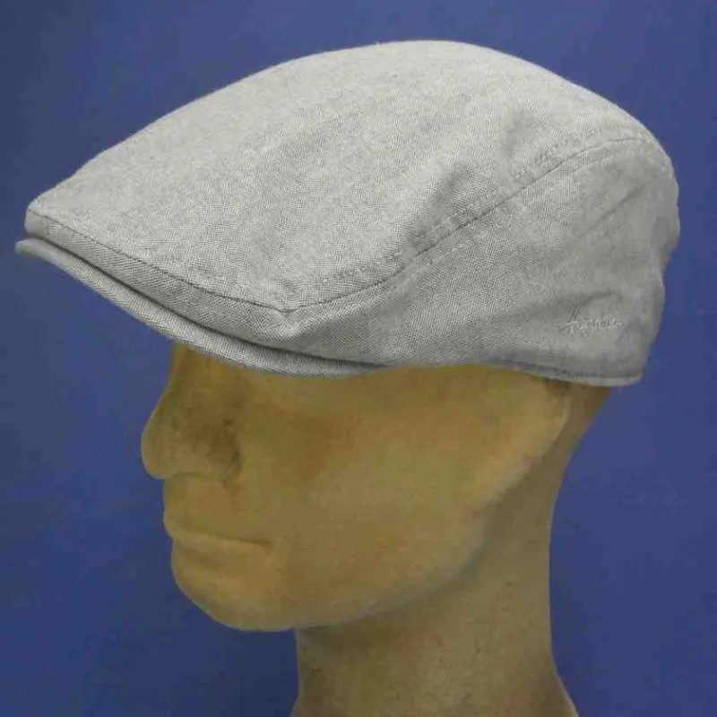 Casquette Gatsby d'été grise en coton | Casquette pour homme