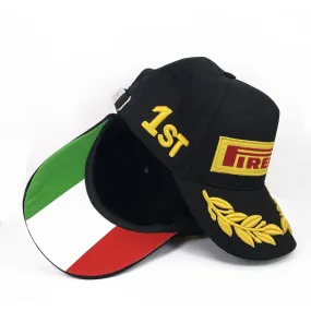 Casquette PIRELLI Podium Italie noire