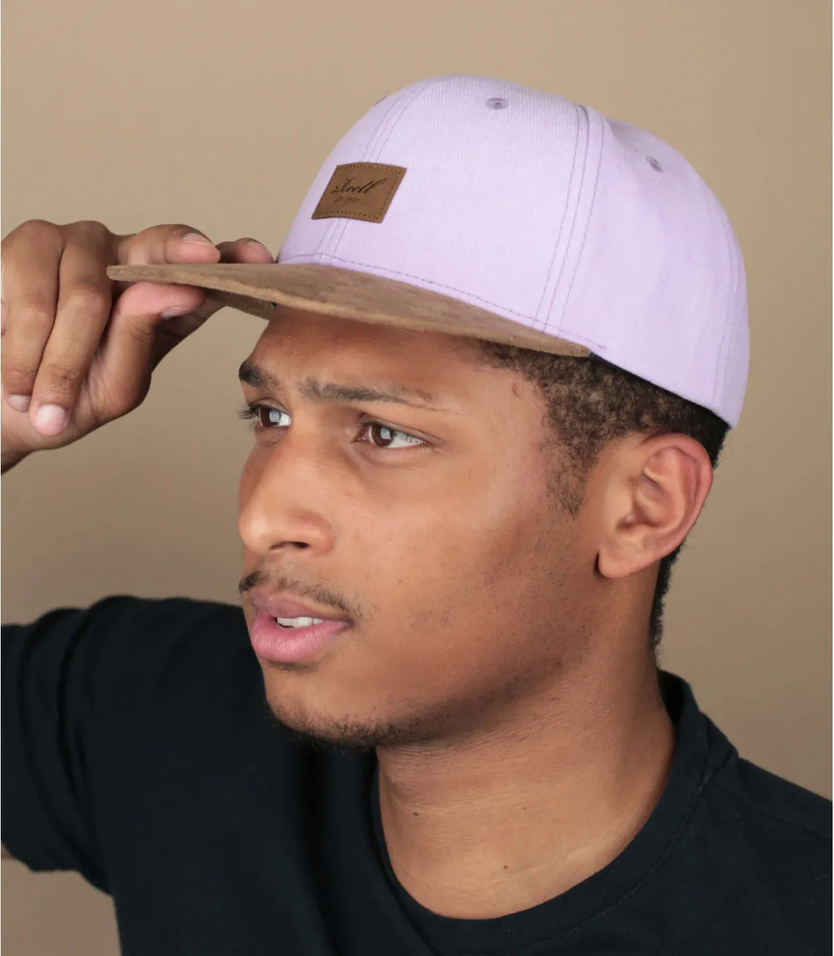 Casquette snapback violet suede reell - Casquette Suede lavender Reell : Headict