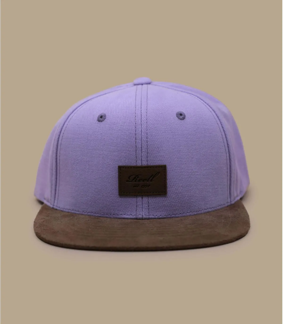 Casquette snapback violet suede reell - Casquette Suede lavender Reell : Headict