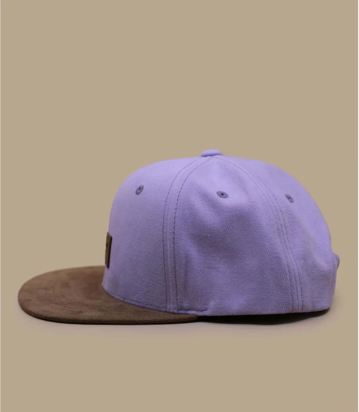 Casquette snapback violet suede reell - Casquette Suede lavender Reell : Headict