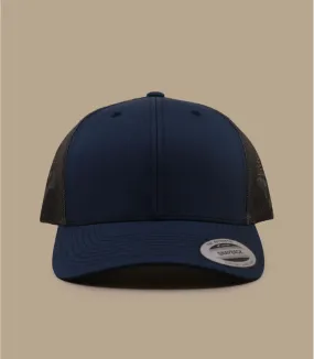 casquette trucker enfant bleu marine - Casquette trucker enfant Bleu Marine Yupoong : Headict