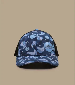 Casquette trucker enfant bleue - Casquette Kid Trucker Waterlily After Essentials : Headict