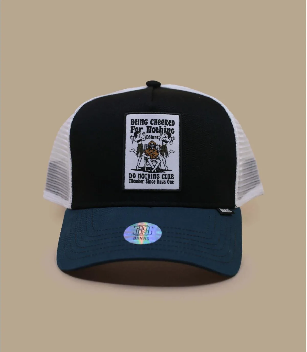 casquette trucker noir - Casquette HFT Trucker Being Cheered black petro Djinns : Headict