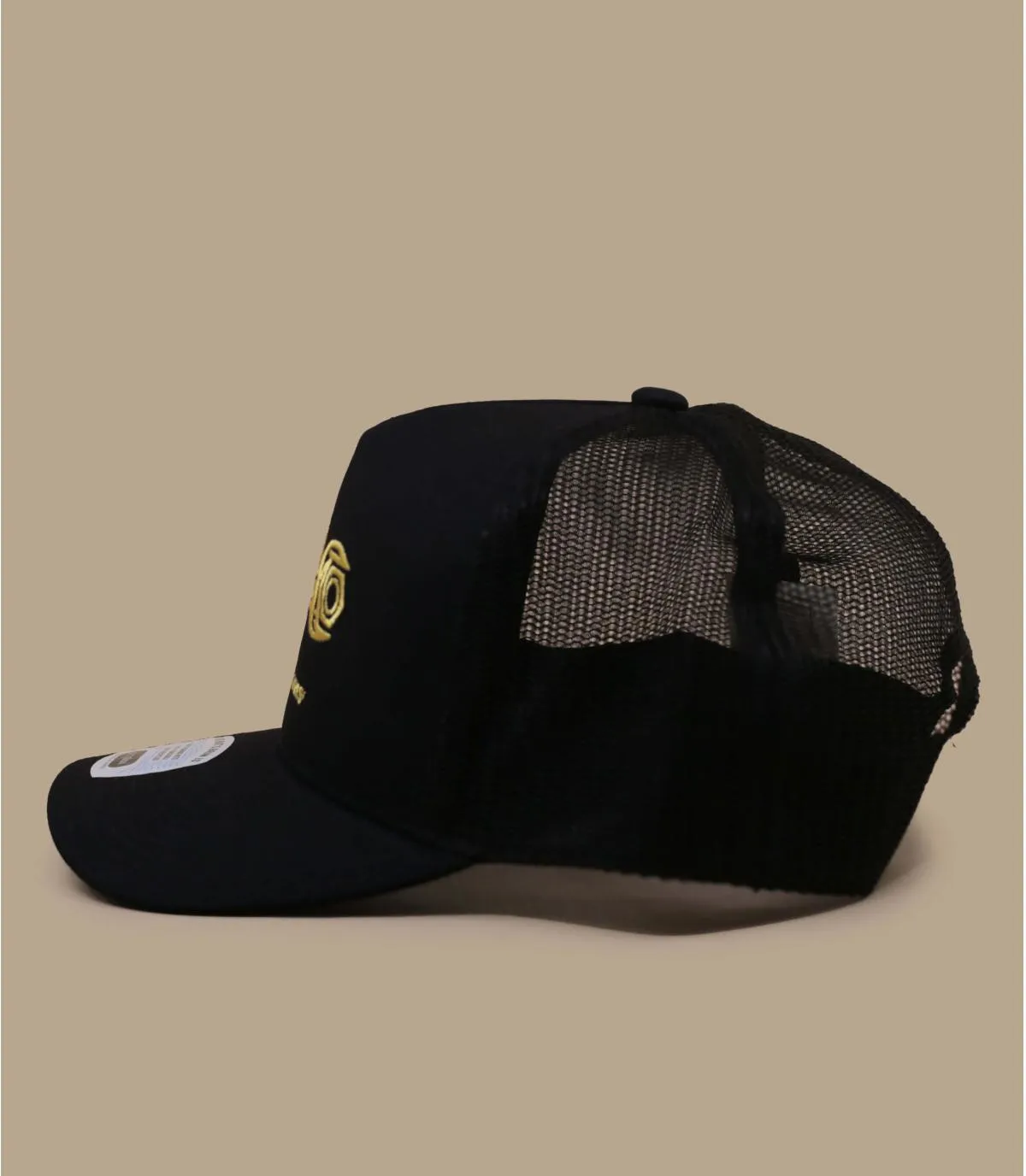 Casquette trucker noire clé anglaise - Casquette Wrench Netplus Trucker black Brixton : Headict