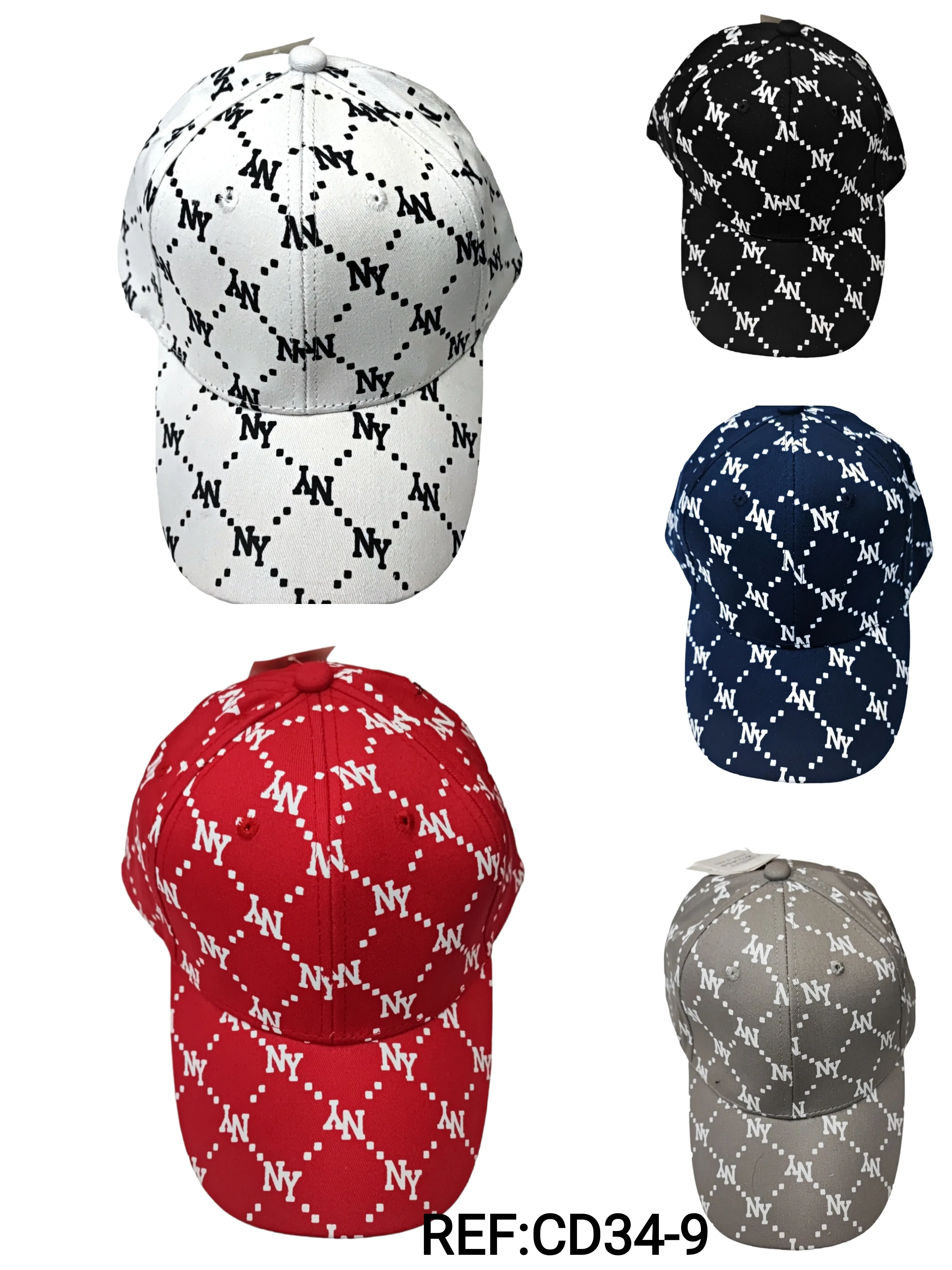 Casquettes écriture  (x12)