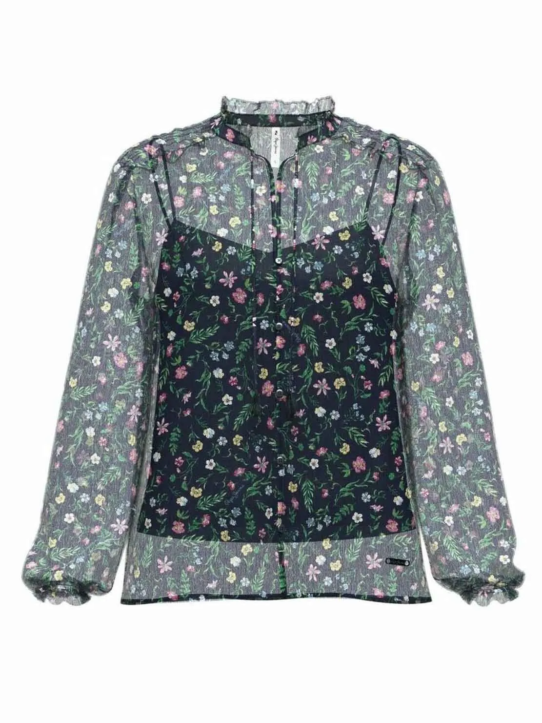 Chemisier Pepe Jeans Gulsen Marina pour Femme