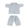 Chouchou Doll Pyjama Blue Ecru Vichy