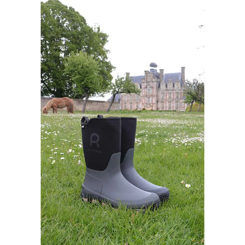 DEMI BOTTES ROUCHETTE CLEAN GARDEN GRIS