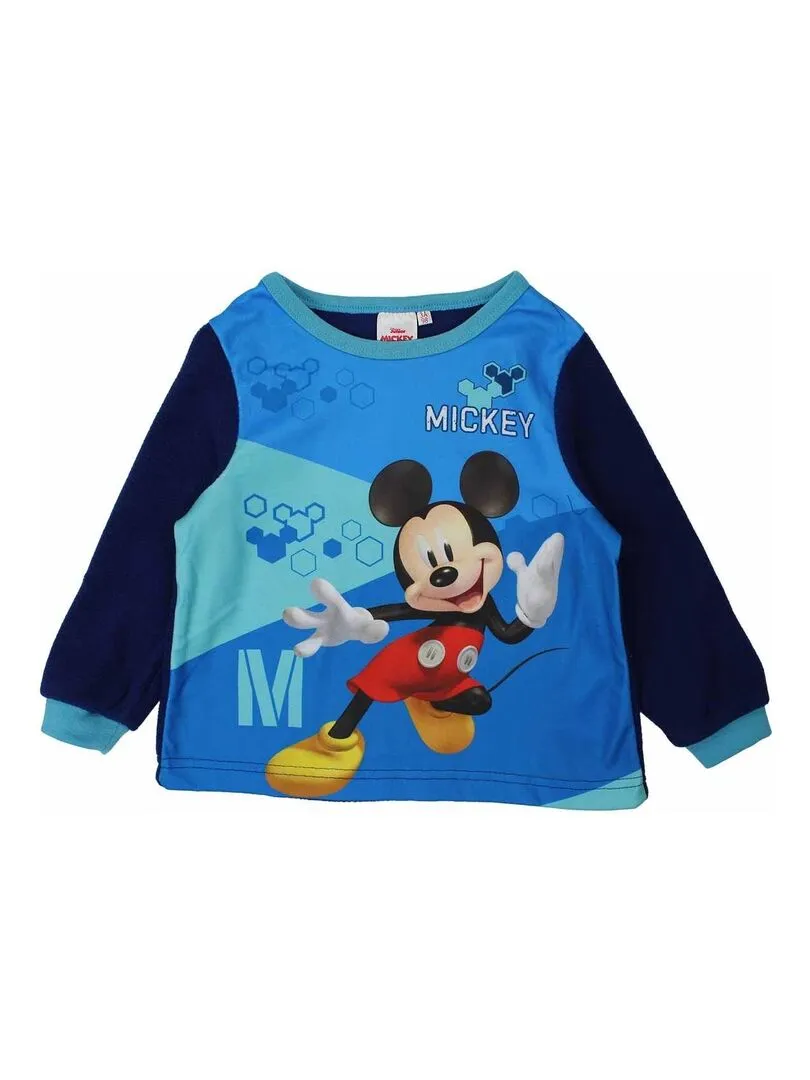 Disney - Pyjama garçon imprimé Mickey - Bleu marine