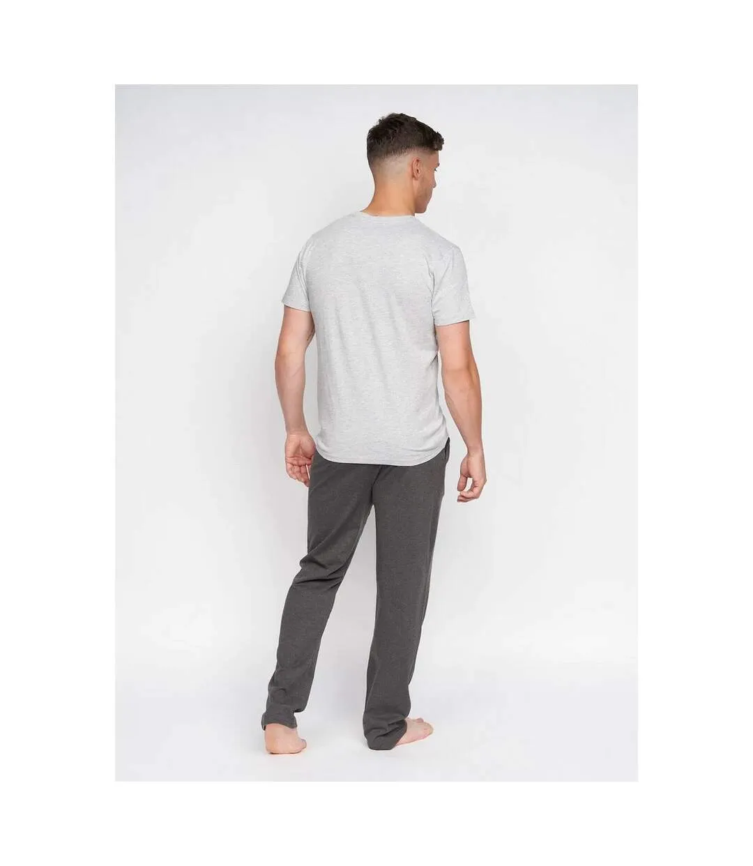 Ensemble de pyjama radovan homme gris chiné Duck and Cover