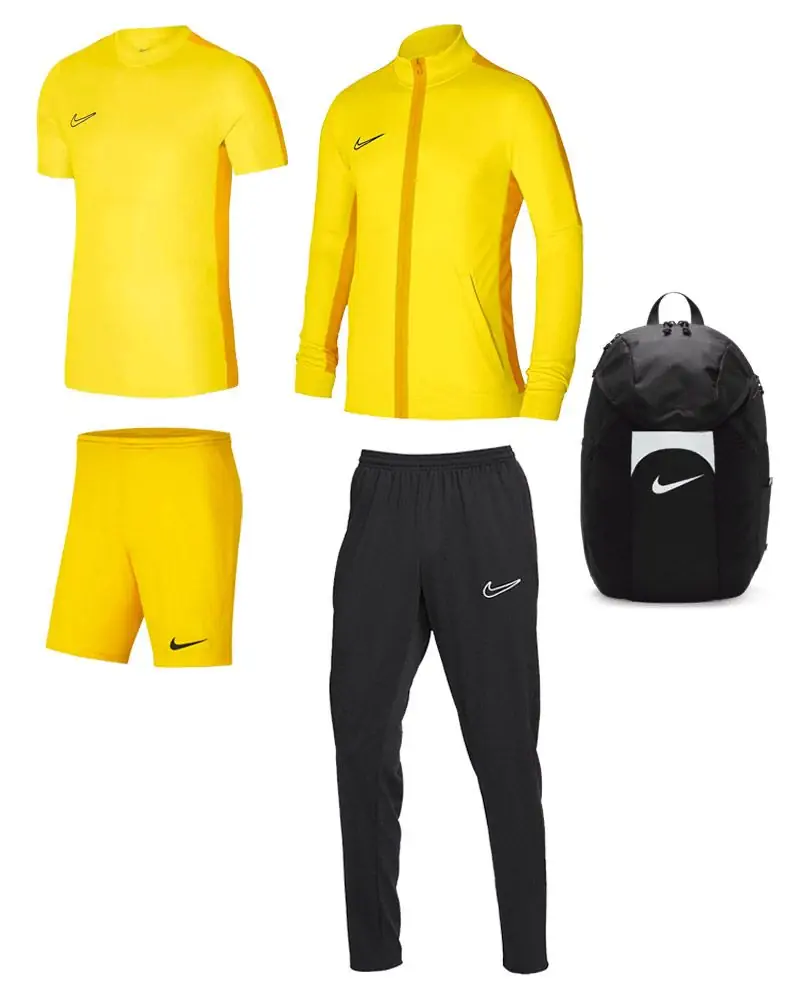 Ensemble Nike Academy 23 pour Homme. Survêtement + Maillot + Short + Sac (5 pièces)