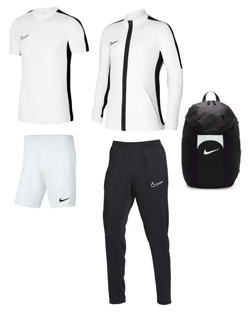 Ensemble Nike Academy 23 pour Homme. Survêtement + Maillot + Short + Sac (5 pièces)