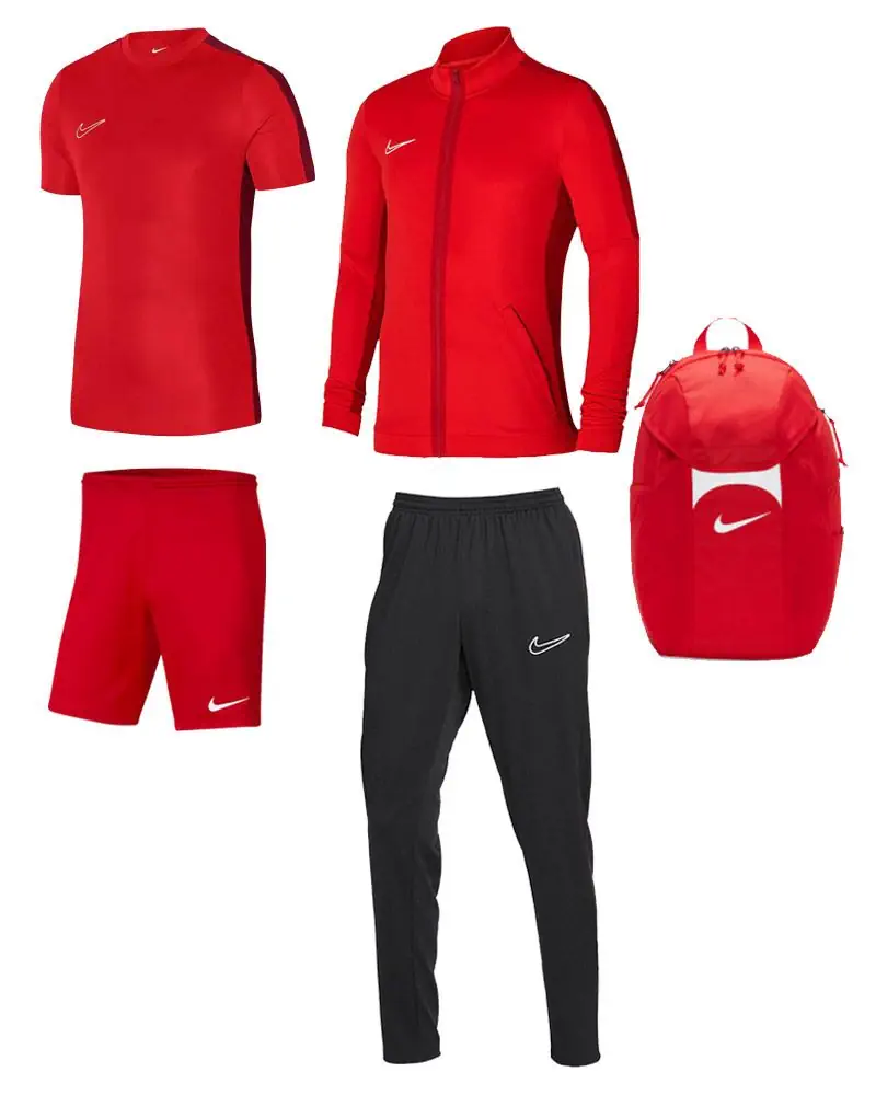 Ensemble Nike Academy 23 pour Homme. Survêtement + Maillot + Short + Sac (5 pièces)