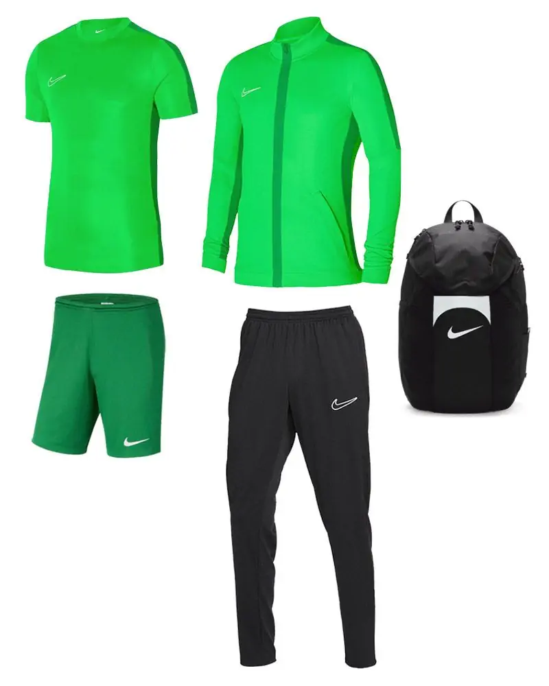 Ensemble Nike Academy 23 pour Homme. Survêtement + Maillot + Short + Sac (5 pièces)