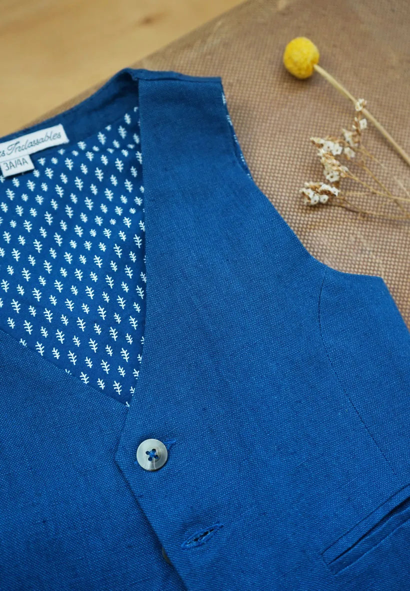 Gilet Arsène Bleu