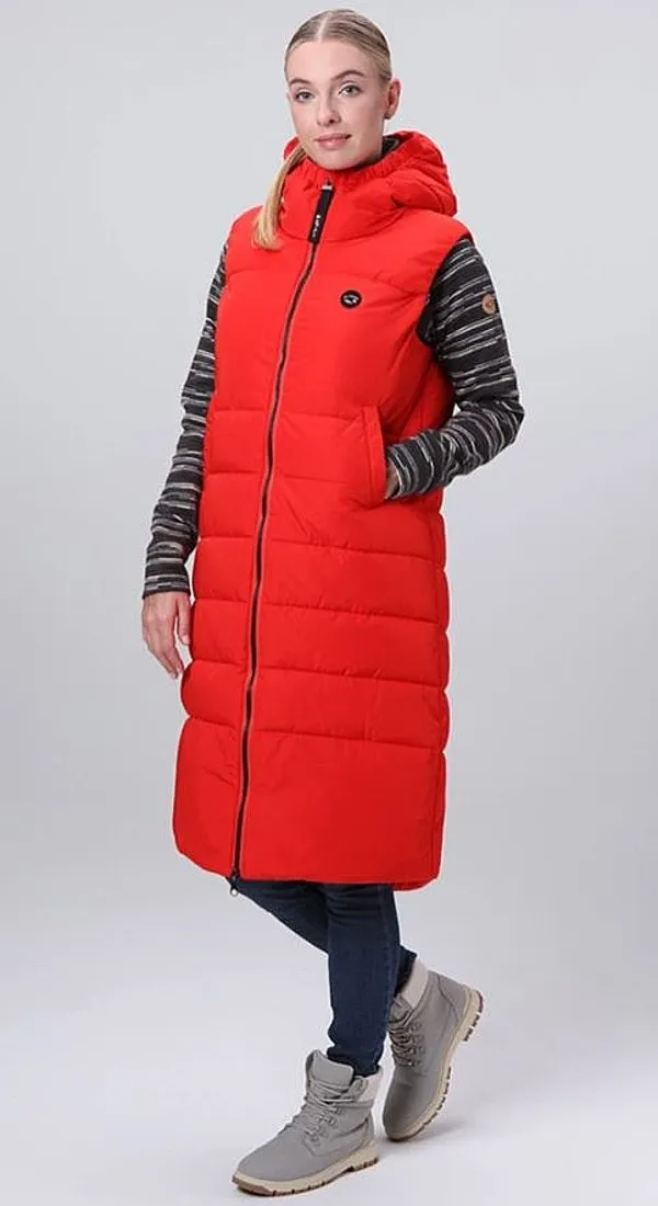 gilet Loap Tamaja - G16G/Flame Scarlet - women´s