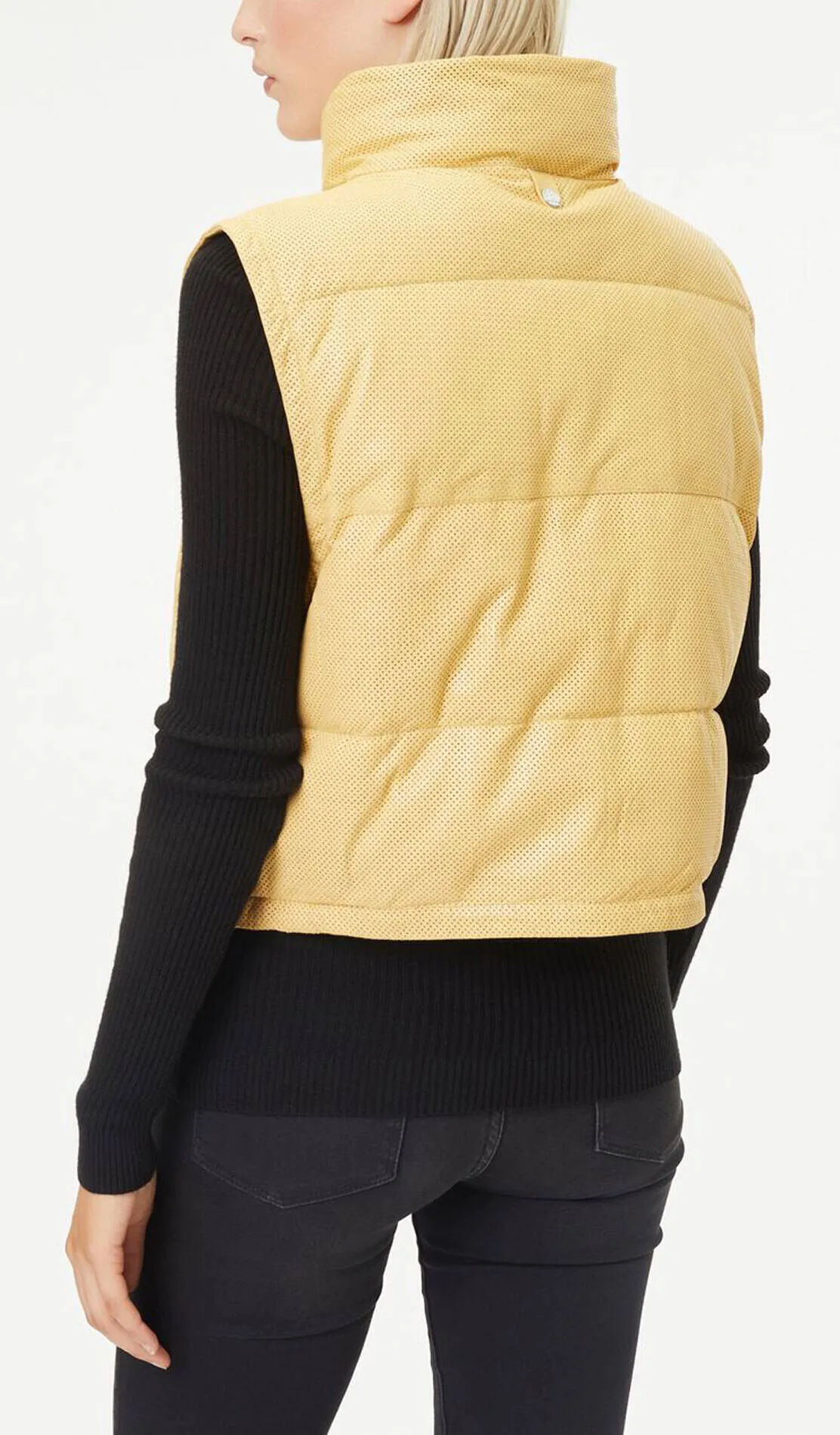 Gilet sans manches jaune