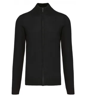 Gilet zippé cardigan K961 - homme - noir