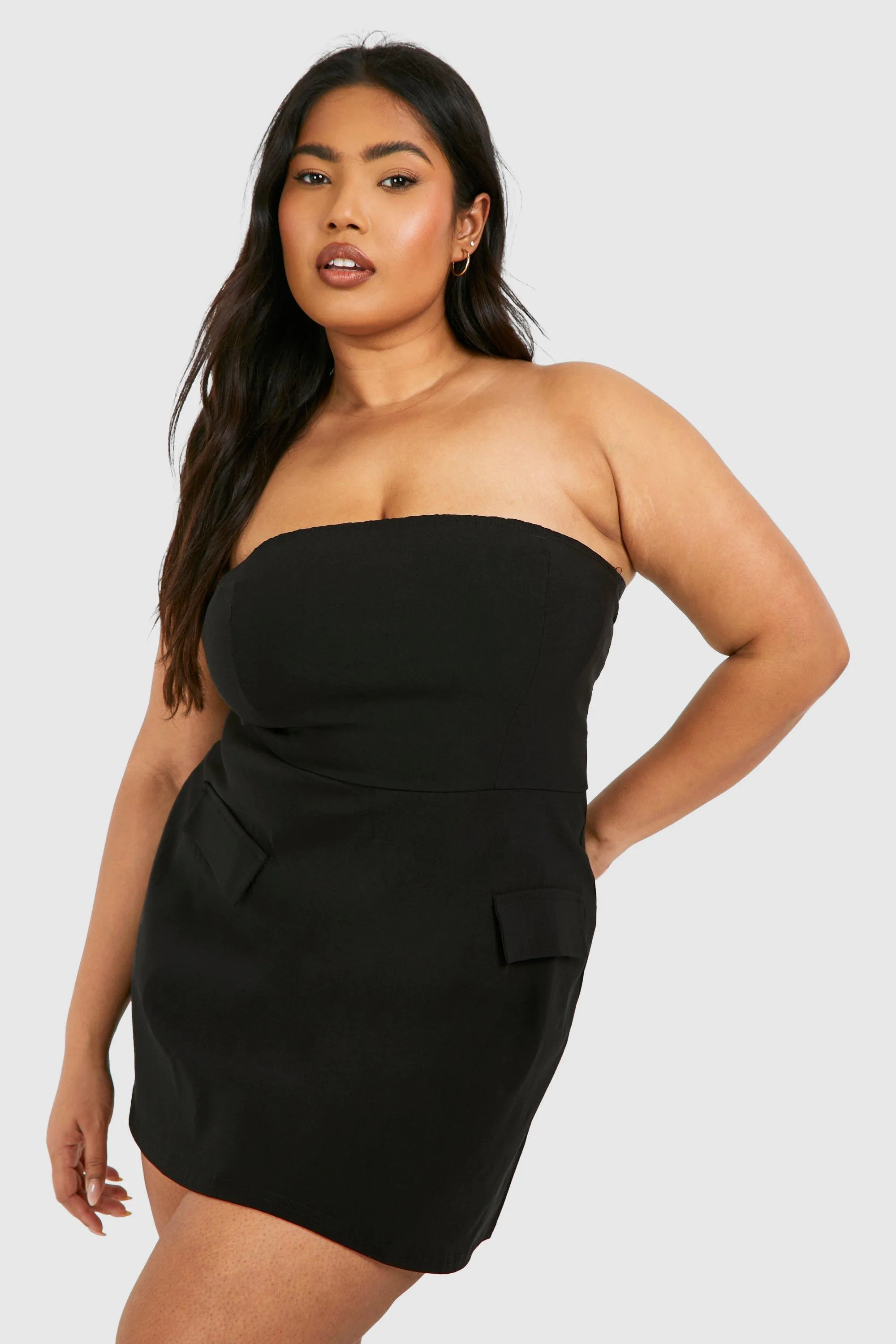 Grande taille - Robe courte bandeau