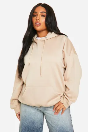 Grande taille - Sweat à capuche oversize basique