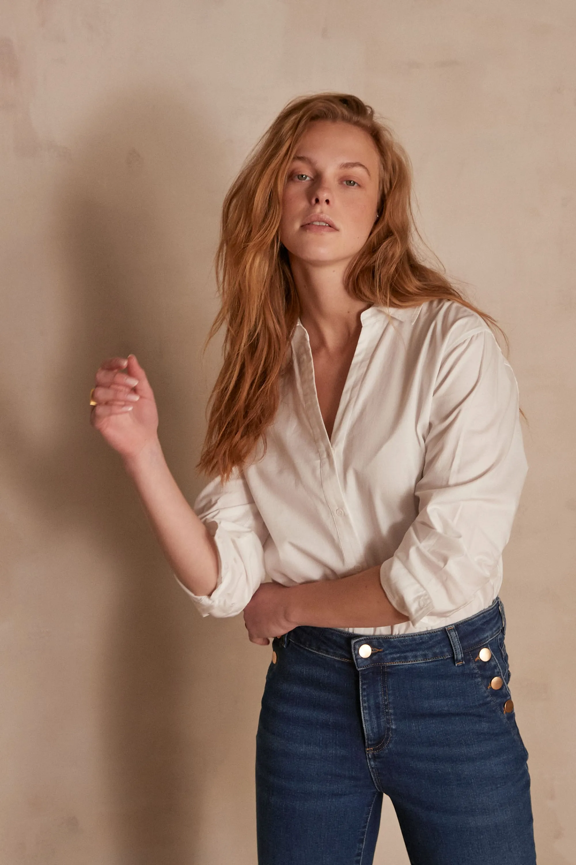 Jean large MOSS COTTON | Maison 123