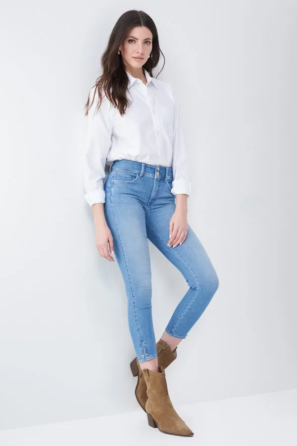 Jean Secret Cropped Salsa 125968