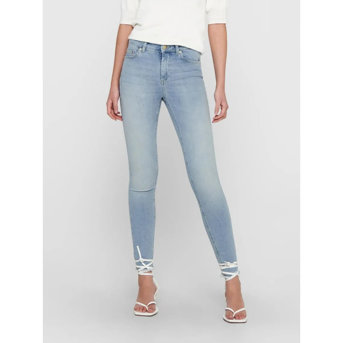 Jean skinny bleu en coton Ora | 3 Suisses