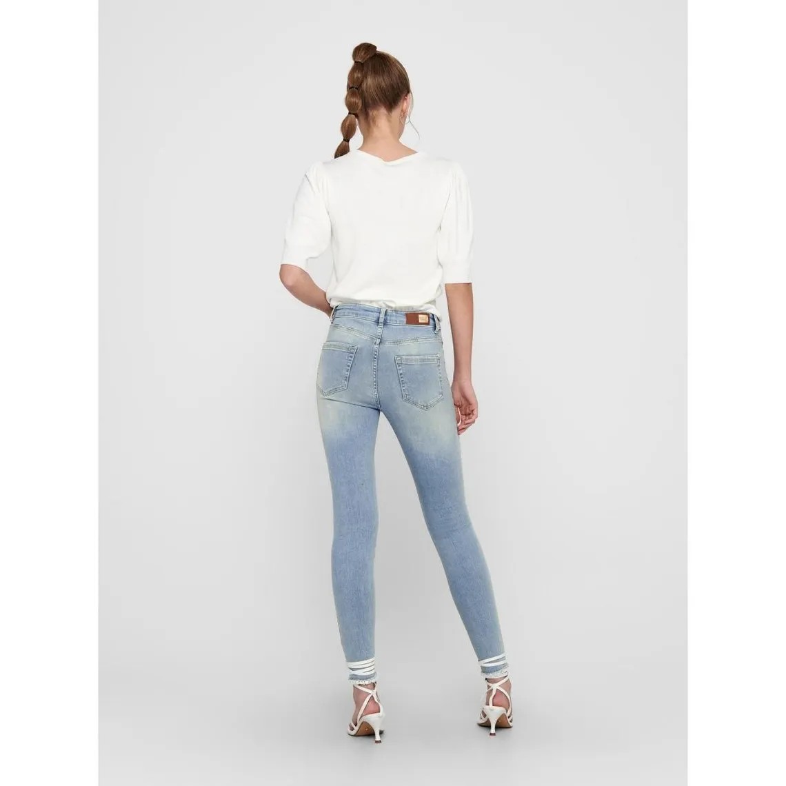 Jean skinny bleu en coton Ora | 3 Suisses