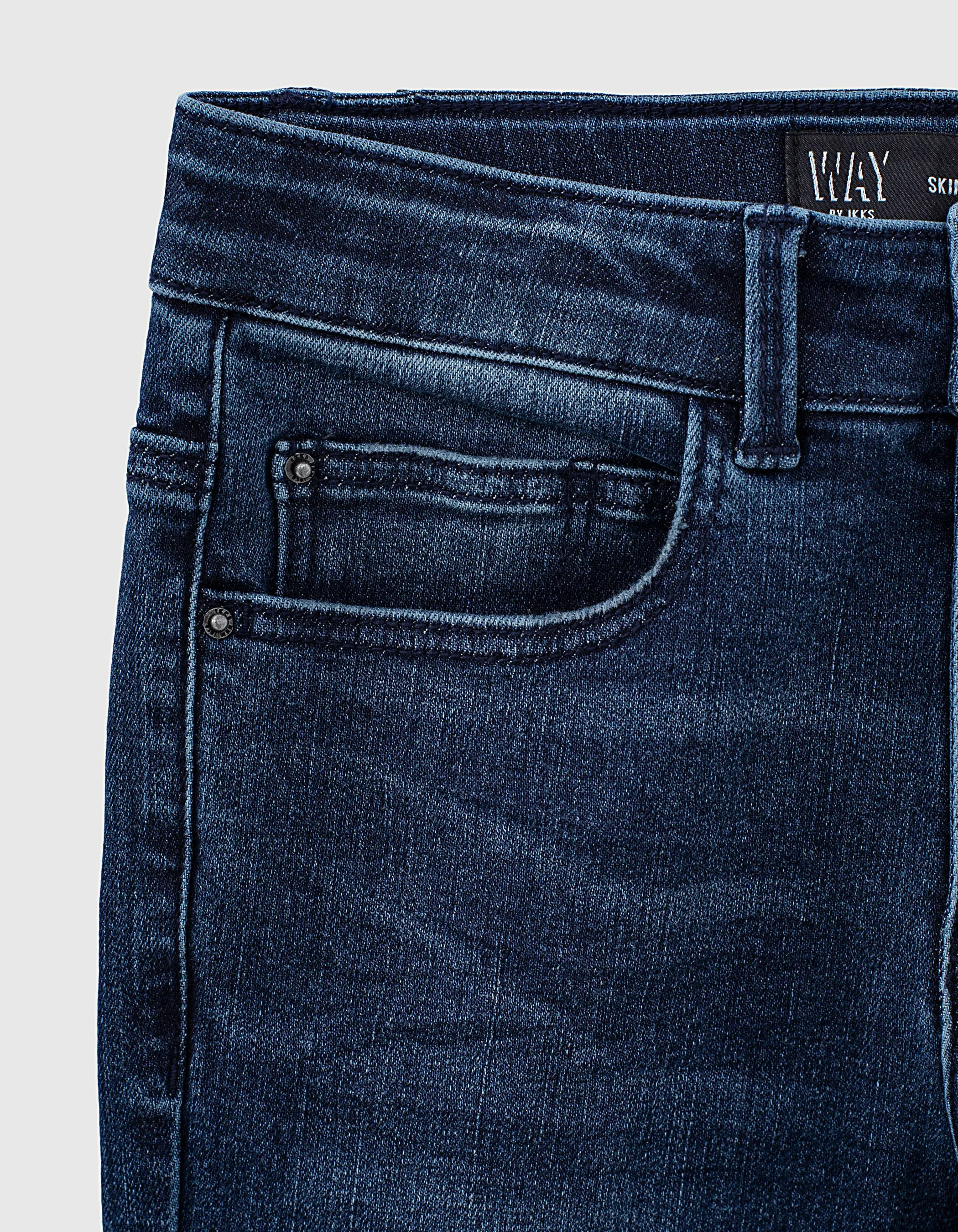 Jean skinny blue vintage garçon