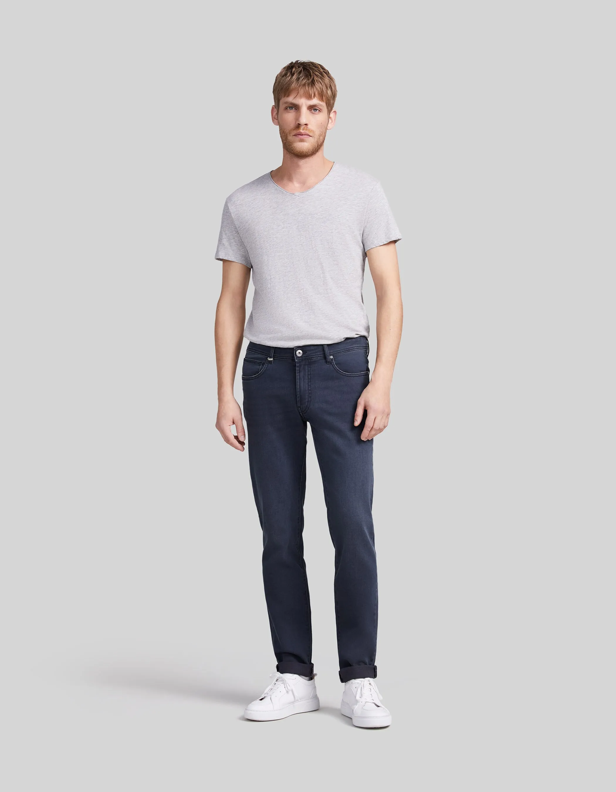 Jean SLIM acier en coton bio Homme