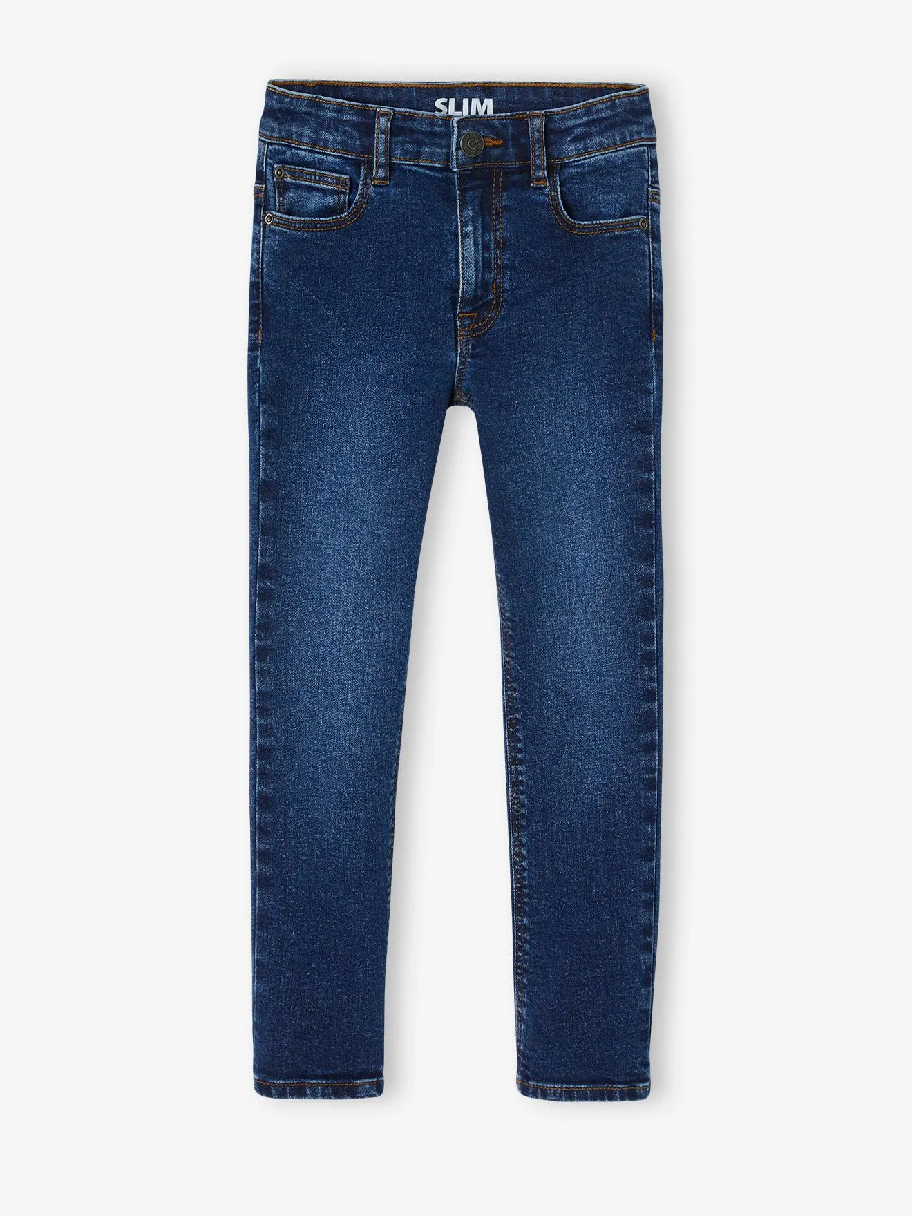 Jean slim Basics garçon stone - Vertbaudet