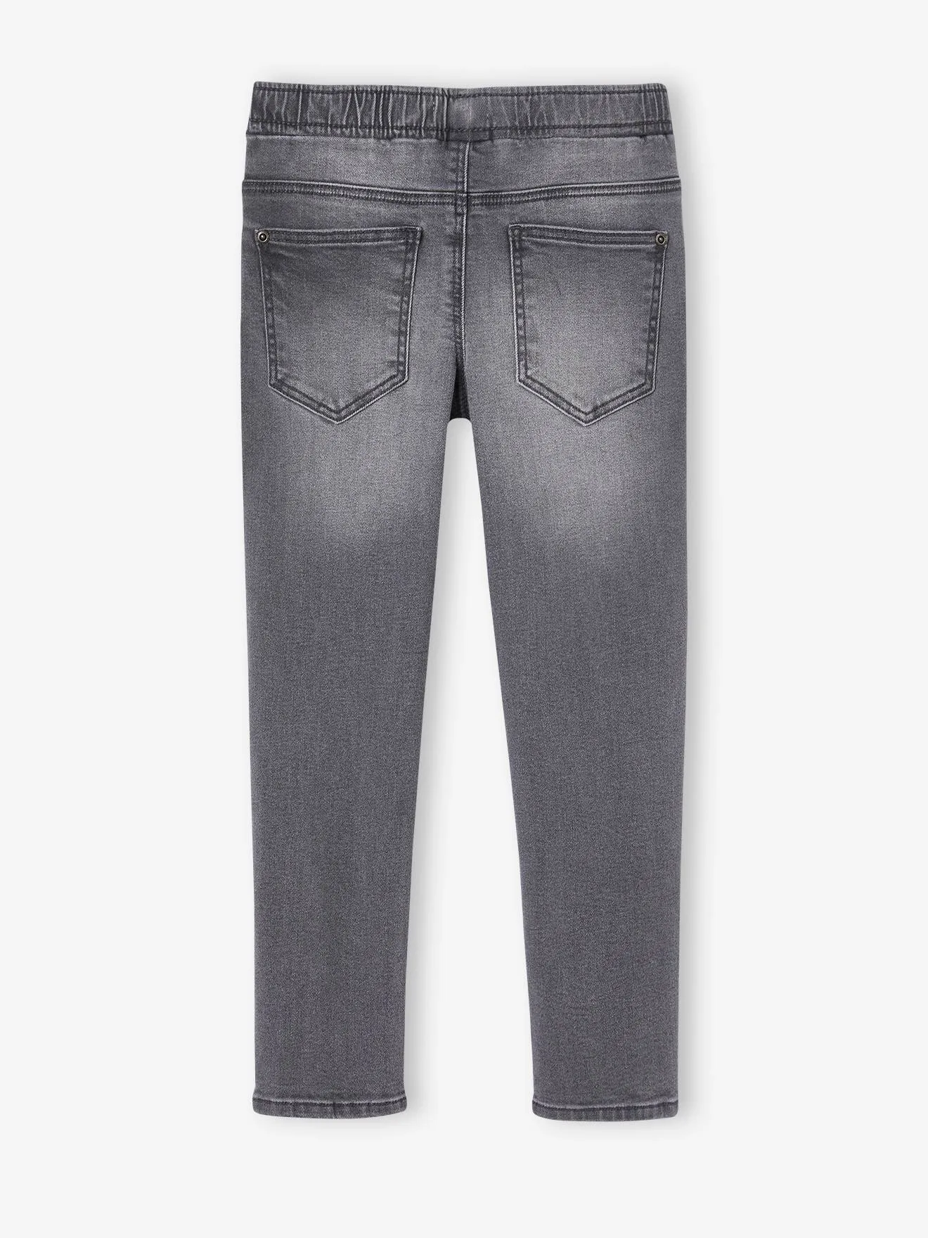 Jean slim Basics à enfiler denim gris - Vertbaudet