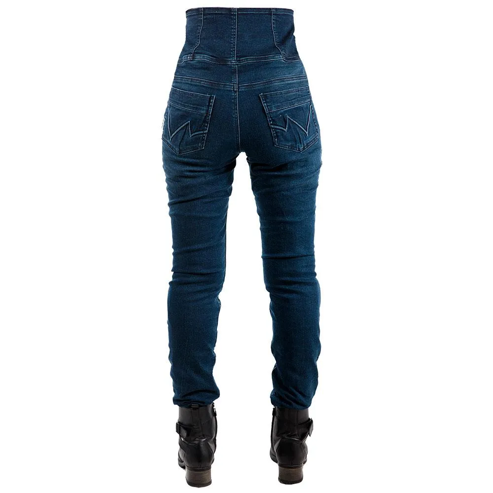 Jeans EVY DARK BLUE LADY OVERLAP DARK BLUE - MAXXESS.FR, Jeans moto