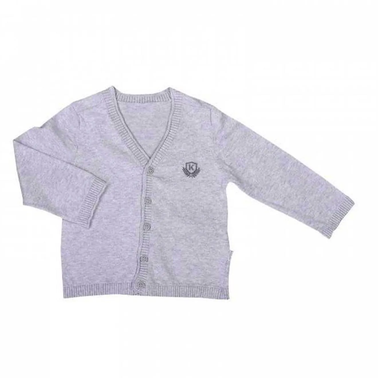 Le gilet en 100% coton biologique - Kevin Gris 6-9M - 68CM gris - Sevira Kids